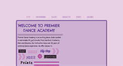 Desktop Screenshot of premier-dance.com